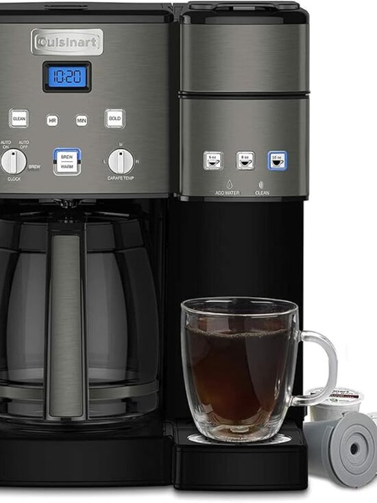 Cuisinart Other - Cuisinart Black Stainless Coffee Center 2-in-1 12 cup Coffeemaker & Single Serve